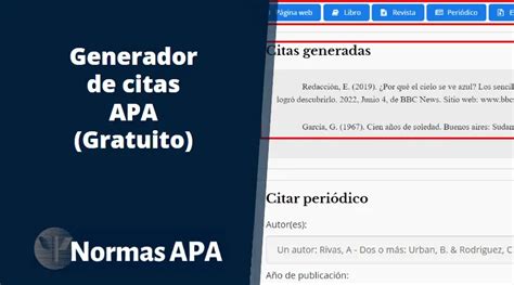 generador de citar en apa|Generador de citas APA